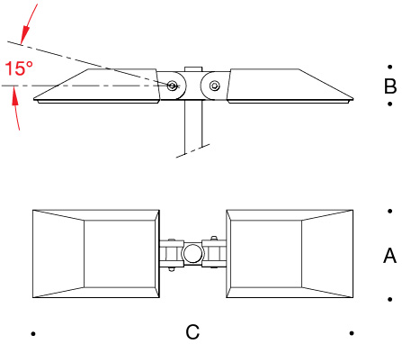 Asymmetric wide beam · Twin